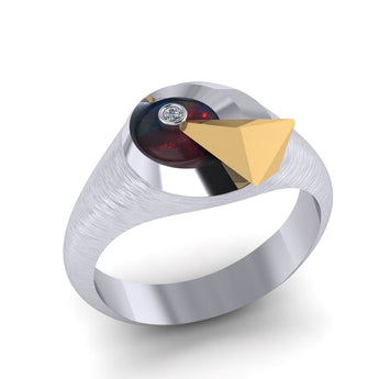 IDIC Galaxy Ring- Gents - Geek Jewelry