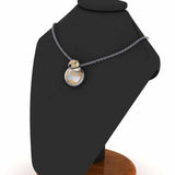 BB Kinetic Pendant,  Sterling Silver BB Necklace - Geek Jewelry