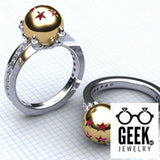 Dragon and Her Ball Ring- Ladies - Geek Jewelry