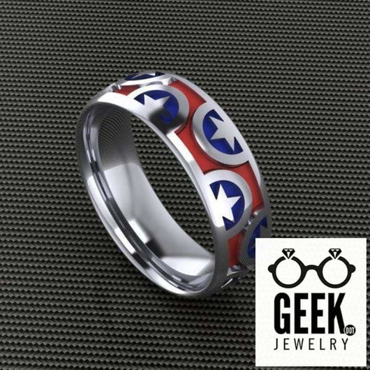 American Patriot Band- Gents - Geek Jewelry