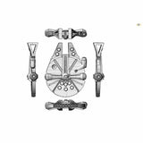 MF Pendant, Only the The Fastest Ship Need Apply - Geek Jewelry