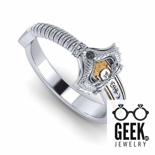 The God Killer- Sword Ring-Ladies - Geek Jewelry