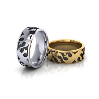Rebel Flow Ring, Rebel Alliance Band-  Ladies - Geek Jewelry
