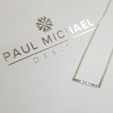 Bitty Bar Mantra Necklaces - Geek Jewelry