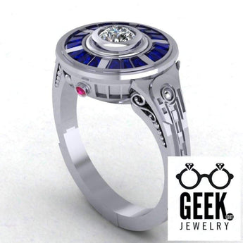 R2 Impression Ring - Geek Jewelry