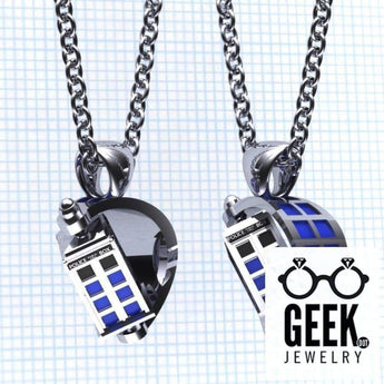 The Spin Doctor- TARDIS Pendant - Geek Jewelry