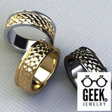 Dragon Scale Ring- Gents - Geek Jewelry