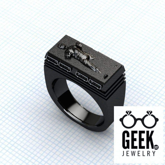 Hunters Bounty Ring- Now Pay Me.- Gents - Geek Jewelry