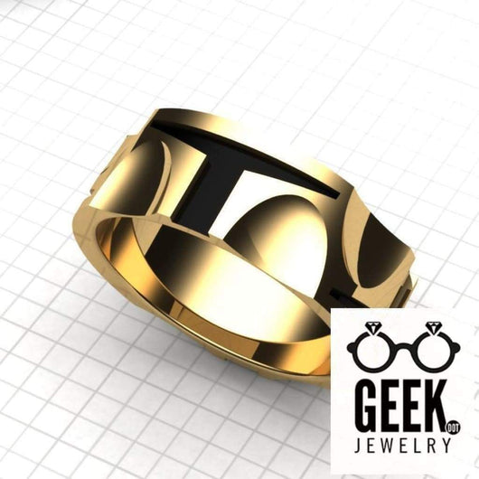 Boba Gold Hunter Band-Gents - Geek Jewelry