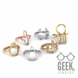 Bitty Ship Rings - Geek Jewelry