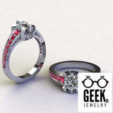Alliance Engagement Ring - Geek Jewelry