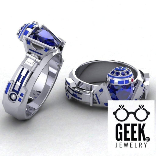 R2 Claddagh Ring- GENTS - Geek Jewelry