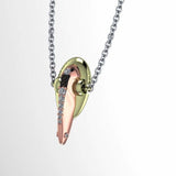 Caution! Carbonite Inside- Boba ship Necklace - Geek Jewelry
