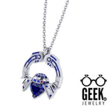 R2 Claddaugh Pendant - Geek Jewelry