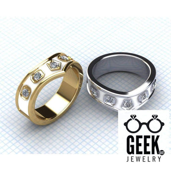 War in the Stars Ceremonial Belt Ring- Ladies - Geek Jewelry