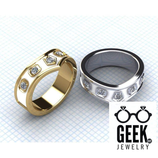 War in the Stars Ceremonial Belt Ring- Ladies - Geek Jewelry