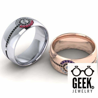 gamer wedding rings