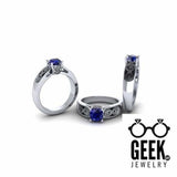 Who Could Say No! Ask the Dr.Whovian Engagement Ring- Ladies - Geek Jewelry