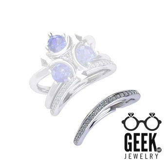 Zora's Sapphire Matching Band- Ladies - Geek Jewelry