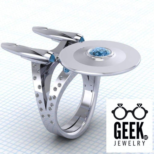 The Original Boldly Going Ring!- Ladies - Geek Jewelry