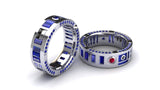 Full Gem Droid Head Band R2 Inspired - Gents - Geek Jewelry